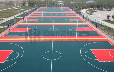 悬浮式拼装地板